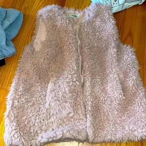 Gorgeous pink furry Charlotte Russe vest
